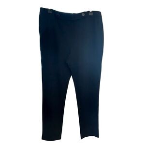 Adrienne Vittadini Women's Black Straight Leg Pants